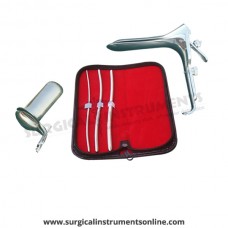 Hegar uterine dilator 3 pieces set,3-4, 5-6, 7-8, grave large, collin large